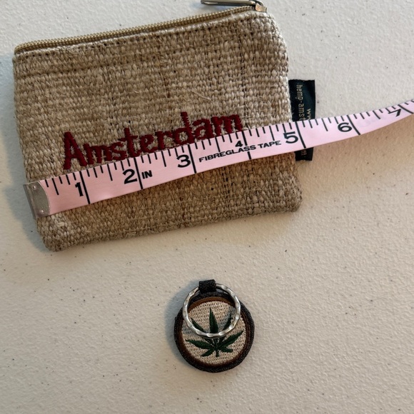Vintage Amsterdam Hemp Pouch & Keychain – Unused - Picture 5 of 5